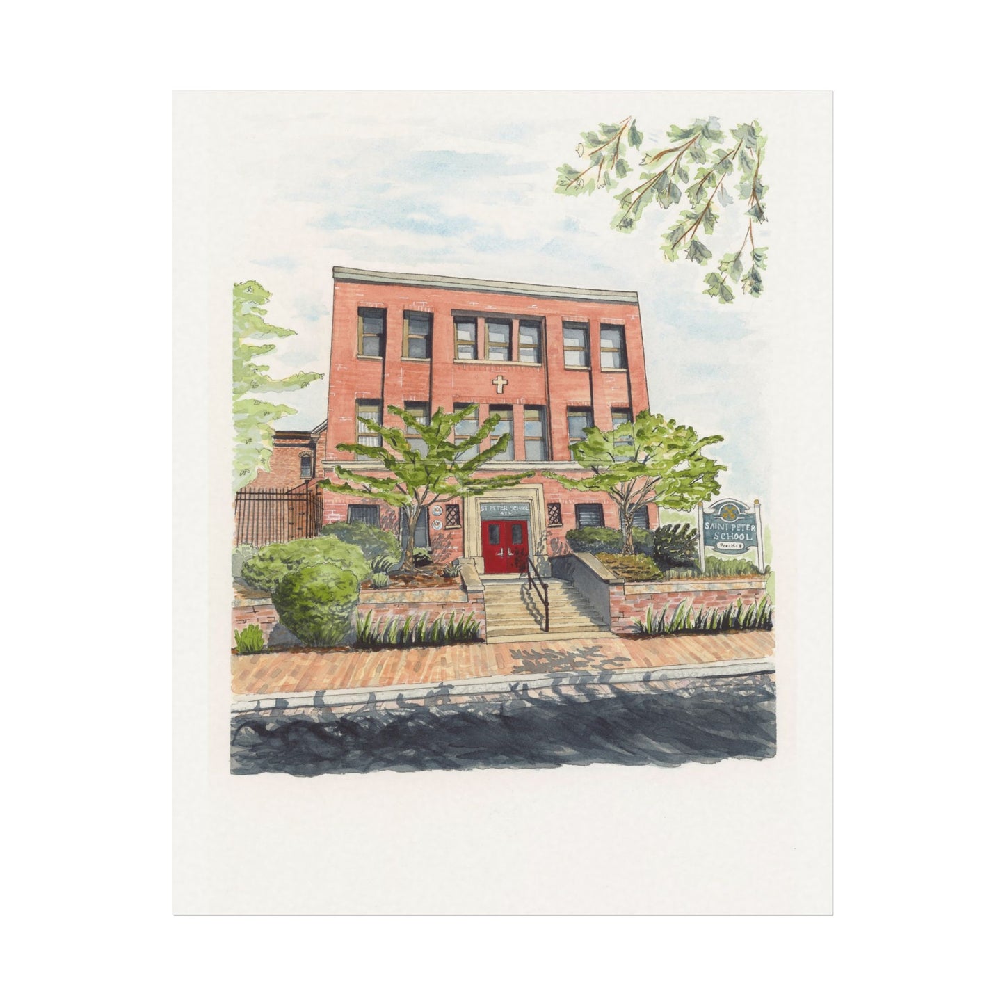 St. Peter School Fine Art Print