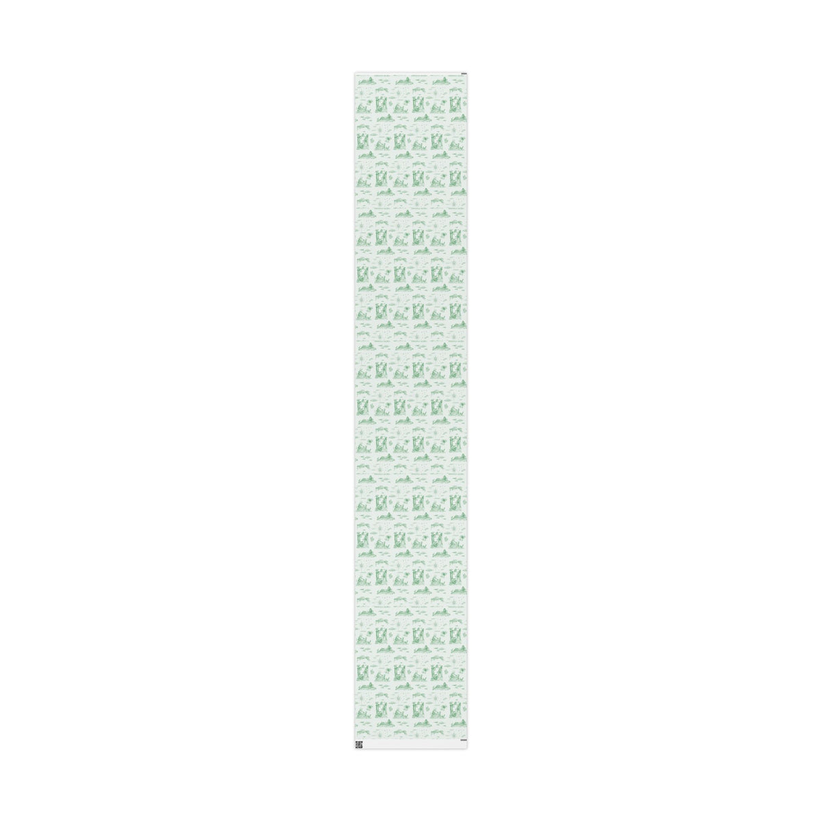 Nativity Toile Fine Art Christmas Wrapping Paper | Woodland Green