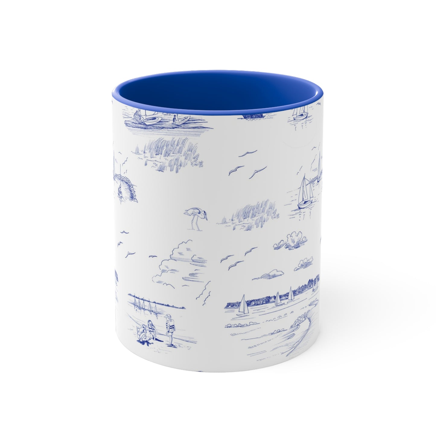 Chesapeake Bay Nautical Mug — Coastal Sketches 11oz