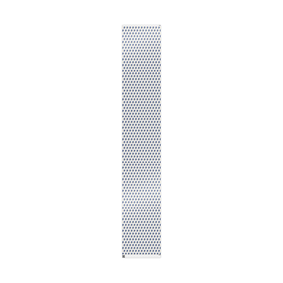 Madonna and Child Wrapping Paper | Blue Ovals over Ivory Ground