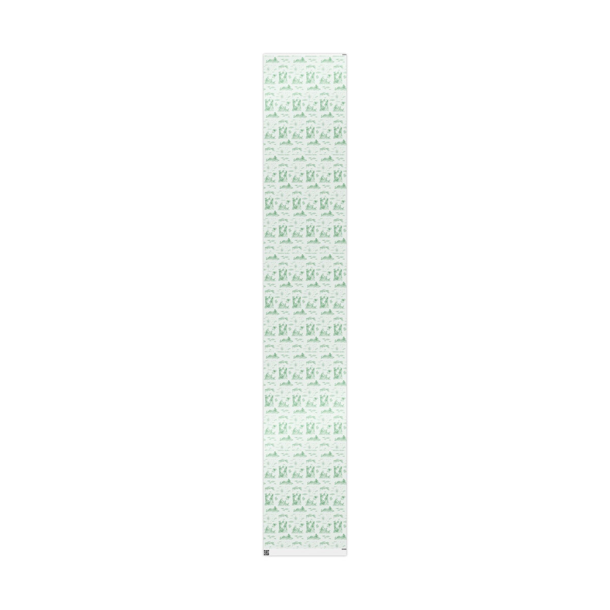 Nativity Toile Fine Art Christmas Wrapping Paper | Woodland Green