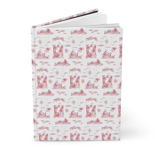 Christmas nativity scene toile lined journal