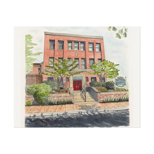 St. Peter School Fine Art Print