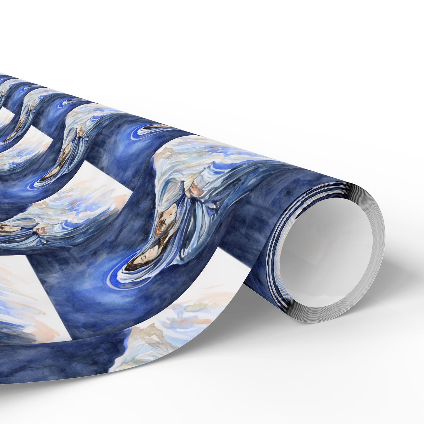 Silent Night Religious Christmas Wrapping Paper