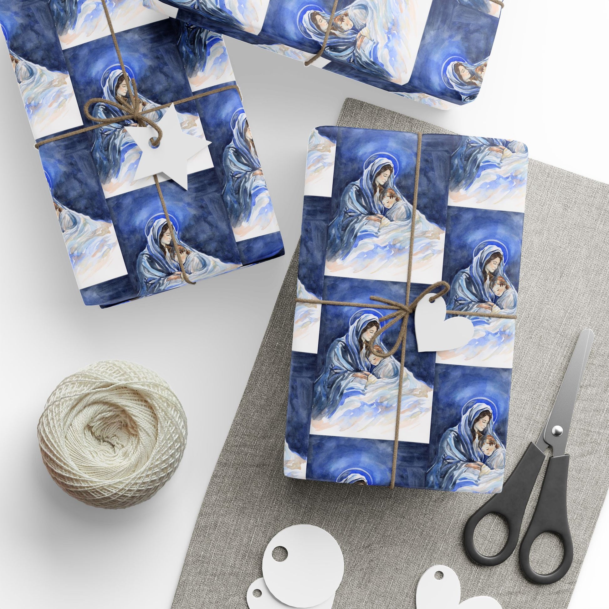 religious Christmas gift wrap christian wrapping paper