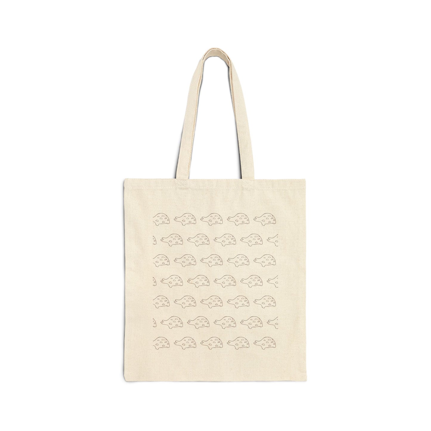 The Iconic Turtle Park Tote: Eco-Friendly Cotton Canvas Tote Bag