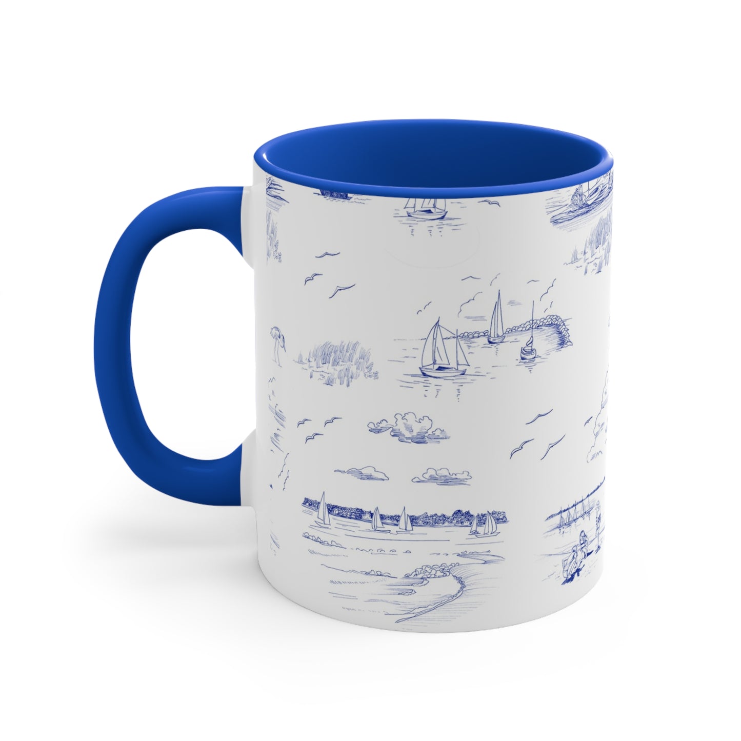 Chesapeake Bay Nautical Mug — Coastal Sketches 11oz