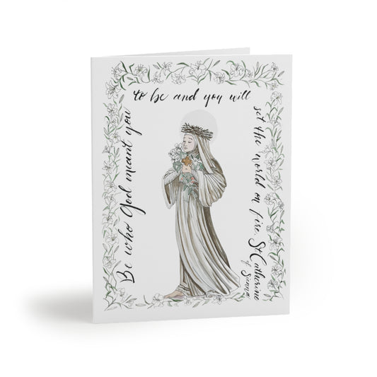 St. Catherine of Siena greeting cards: Bundle of Eight