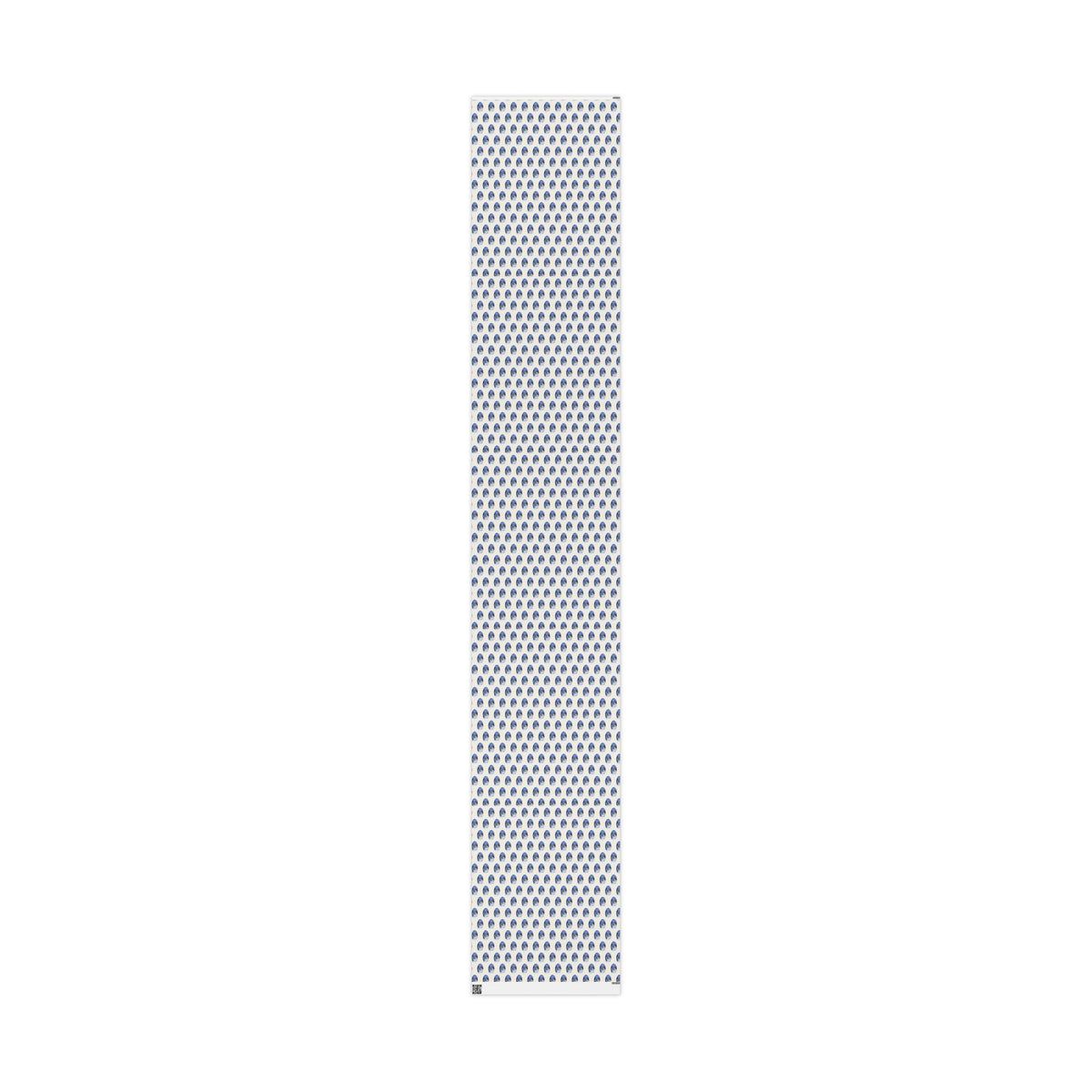 Madonna and Child Wrapping Paper | Blue Ovals over Ivory Ground