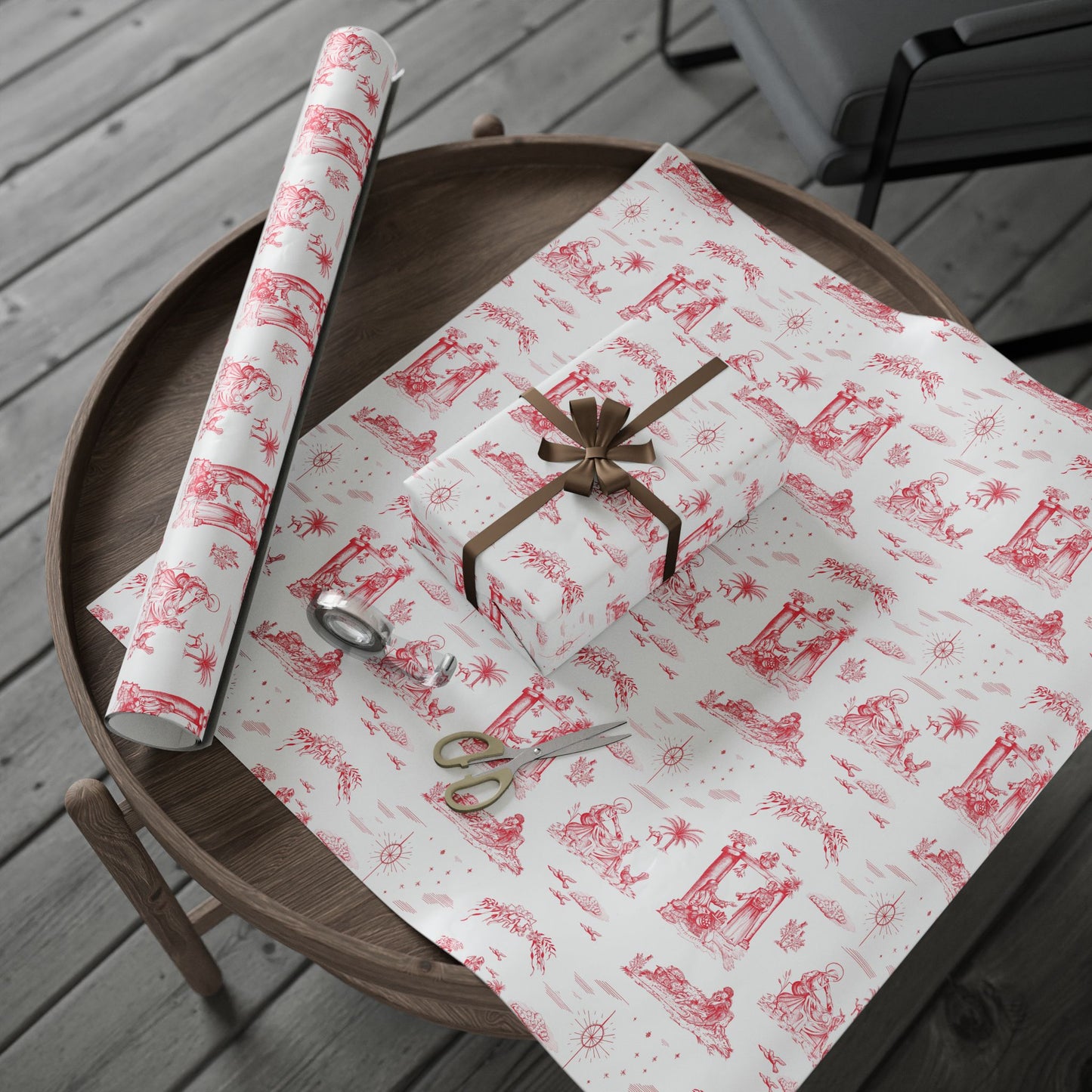religious Christmas gift wrap christian wrapping paper
