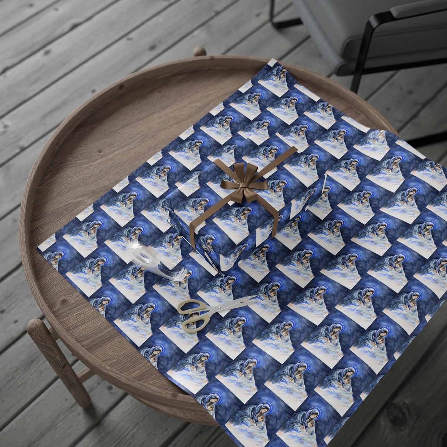 religious Christmas gift wrap christian wrapping paper