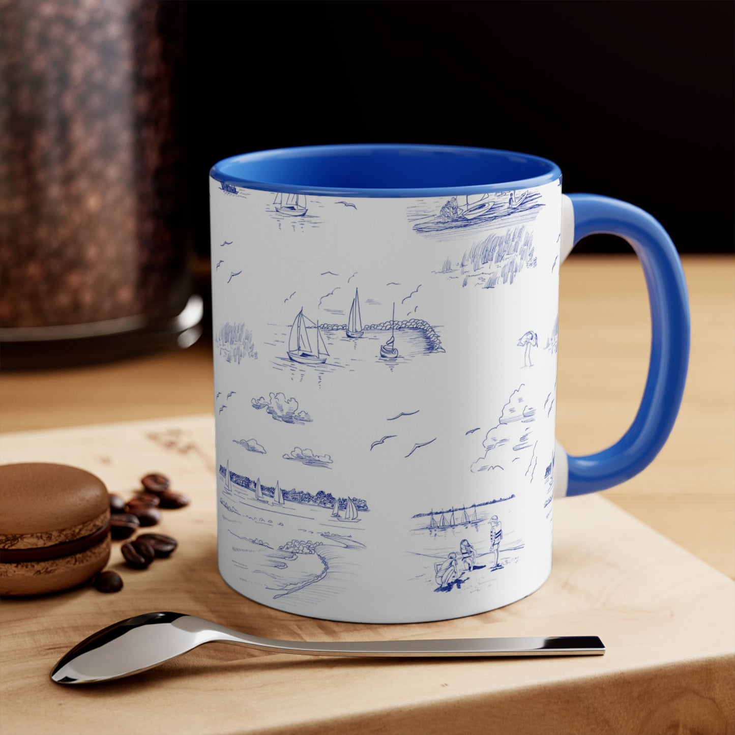 Chesapeake Bay Nautical Mug — Coastal Sketches 11oz