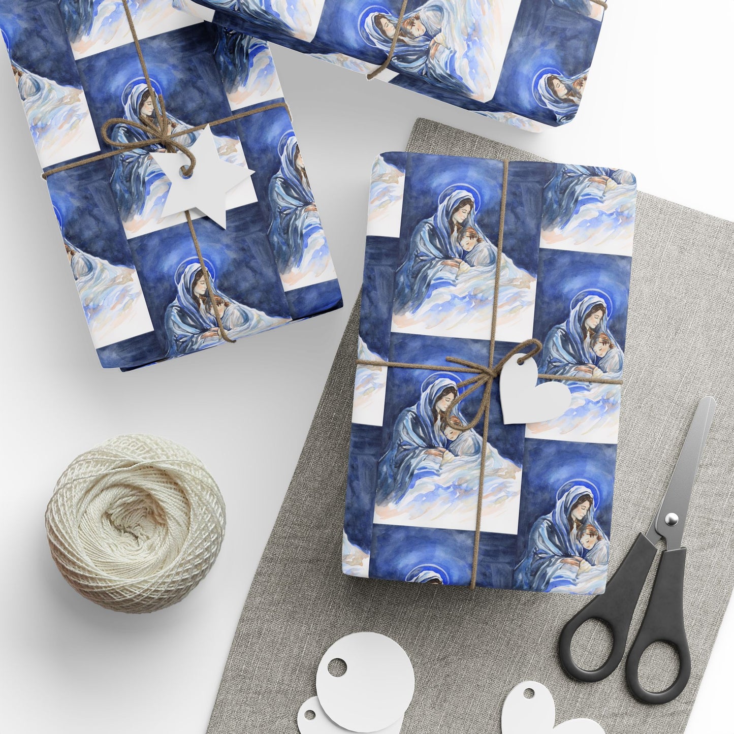 religious Christmas gift wrap christian wrapping paper