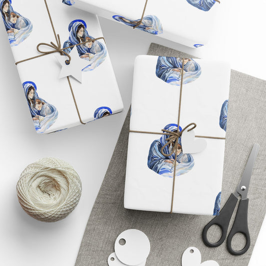Silent Night Wrapping Paper - Religious Christmas Gift Wrap