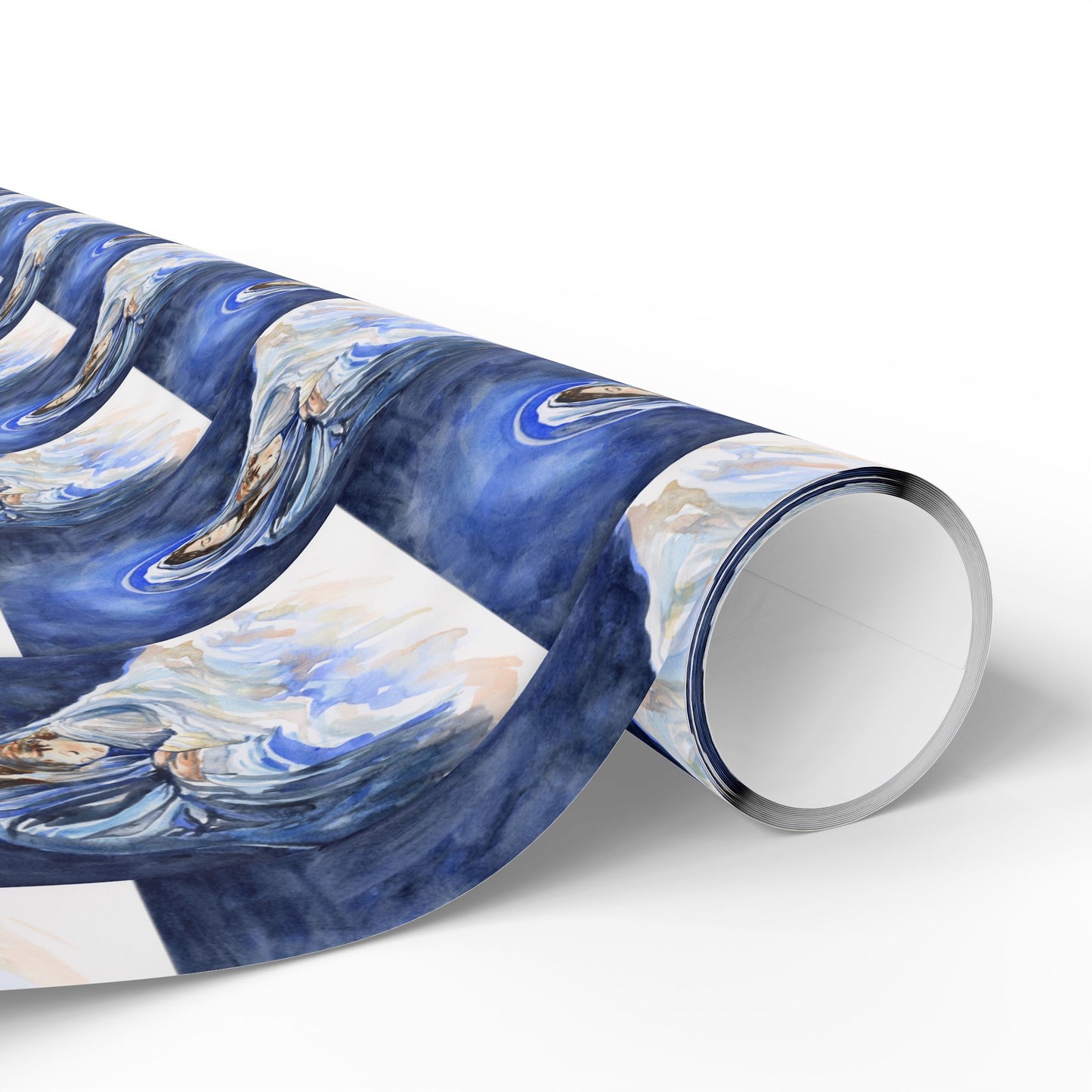 Silent Night Religious Christmas Wrapping Paper